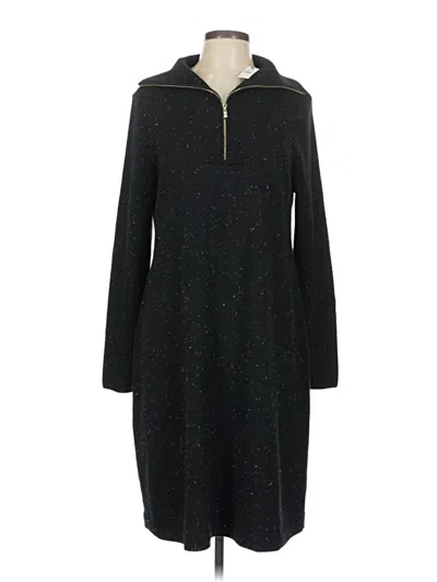 Pre-owned Talbots Casual Dress In Black
