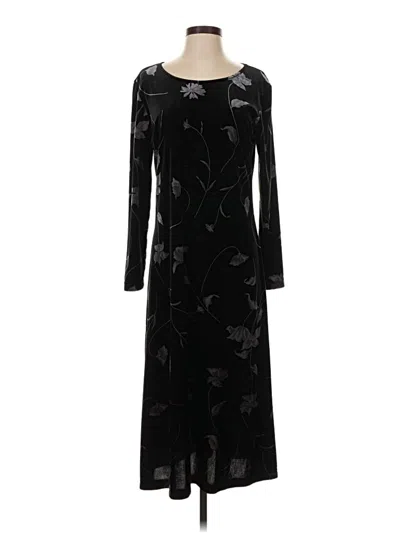 Pre-owned Talbots Casual Dress In Black