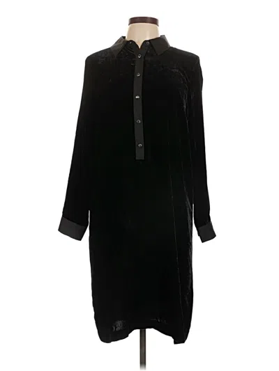 Pre-owned Talbots Casual Dress In Black