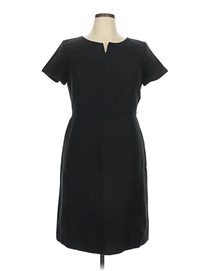 Pre-owned Talbots Casual Dress In Black