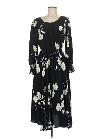 Pre-owned Talbots Casual Dress In Black