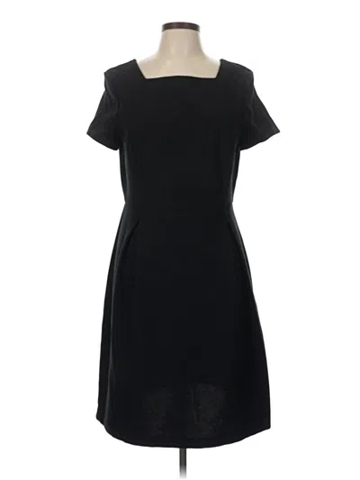Pre-owned Talbots Casual Dress In Black