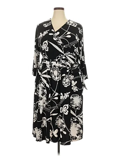 Pre-owned Talbots Casual Dress In Black