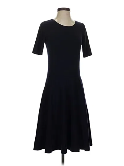Pre-owned Talbots Casual Dress In Black