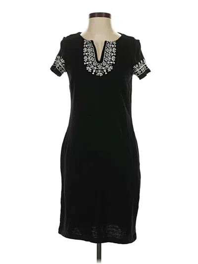Pre-owned Talbots Casual Dress In Black