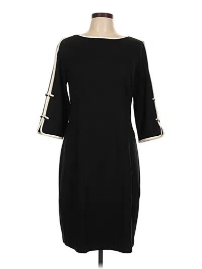 Pre-owned Talbots Casual Dress In Black
