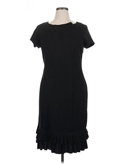 Pre-owned Talbots Casual Dress In Black