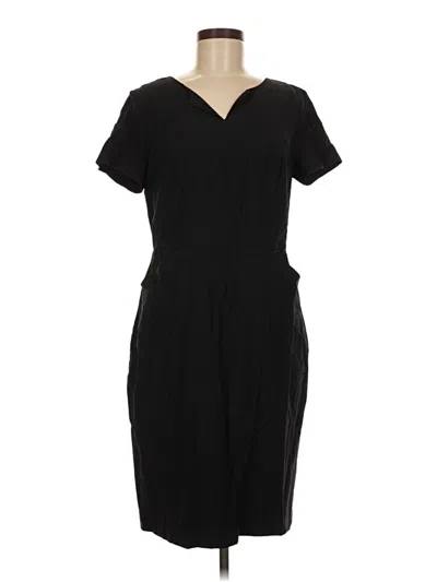 Pre-owned Talbots Casual Dress In Black