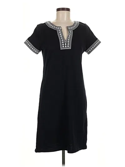 Pre-owned Talbots Casual Dress In Black