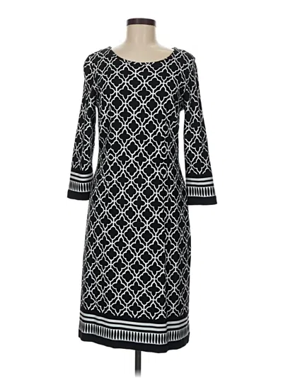 Pre-owned Talbots Casual Dress In Black