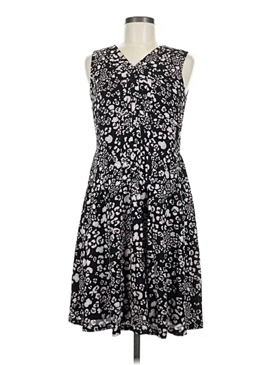 Pre-owned Talbots Casual Dress In Black