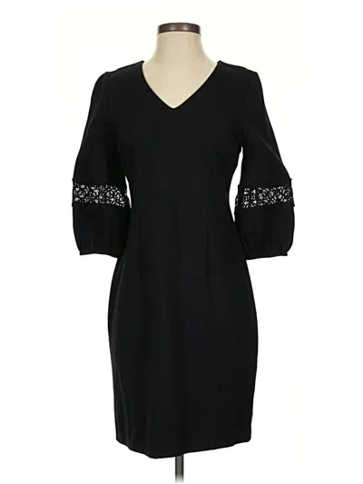 Pre-owned Talbots Casual Dress In Black