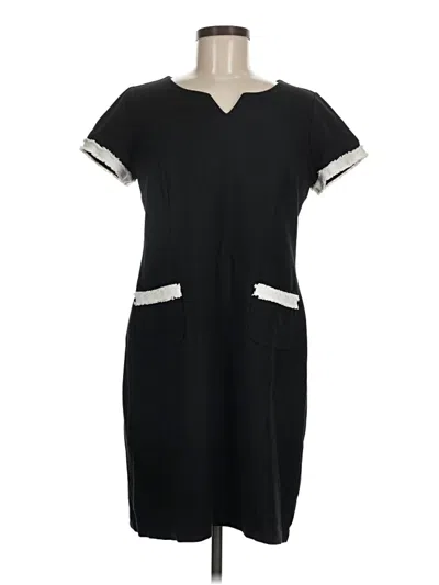 Pre-owned Talbots Casual Dress In Black
