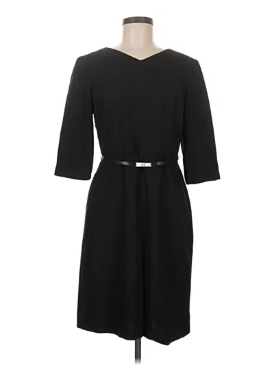 Pre-owned Talbots Casual Dress In Black