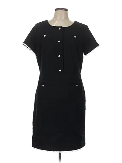 Pre-owned Talbots Casual Dress In Black