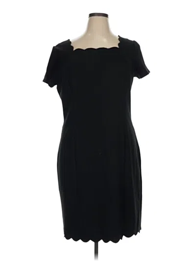 Pre-owned Talbots Casual Dress In Black