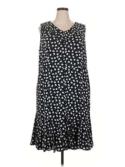 Pre-owned Talbots Casual Dress In Black