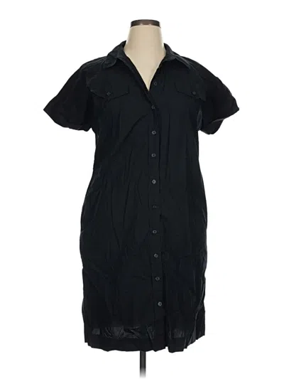 Pre-owned Talbots Casual Dress In Black