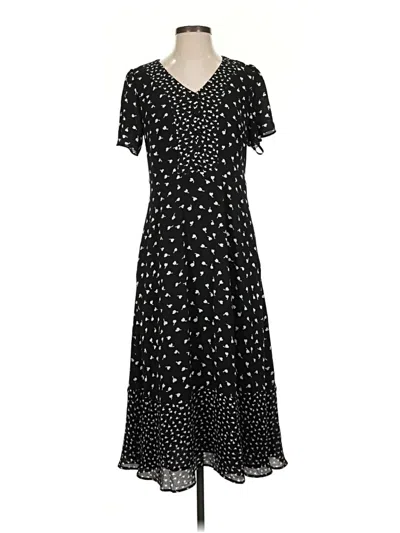 Pre-owned Talbots Casual Dress In Black