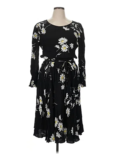 Pre-owned Talbots Casual Dress In Black