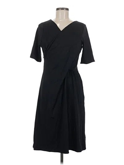 Pre-owned Talbots Casual Dress In Black