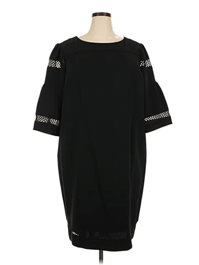 Pre-owned Talbots Casual Dress In Black