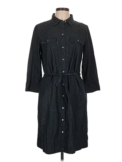 Pre-owned Talbots Casual Dress In Black