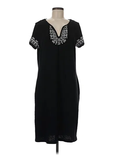 Pre-owned Talbots Casual Dress In Black