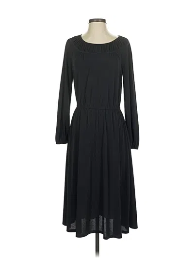 Pre-owned Talbots Casual Dress In Black
