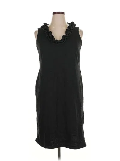 Pre-owned Talbots Casual Dress In Black