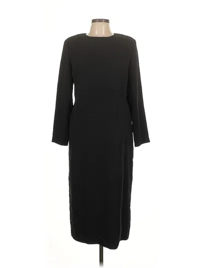 Pre-owned Talbots Casual Dress In Black