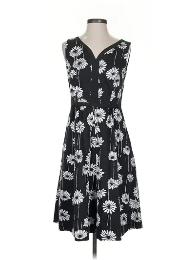 Pre-owned Talbots Casual Dress In Black