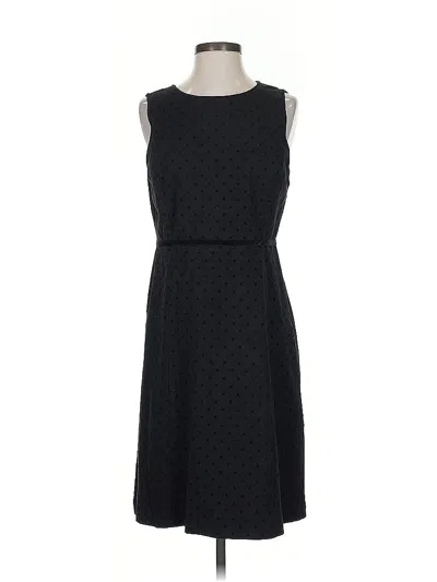 Pre-owned Talbots Casual Dress In Black