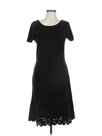 Pre-owned Talbots Casual Dress In Black