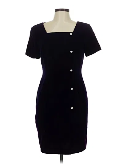 Pre-owned Talbots Casual Dress In Black