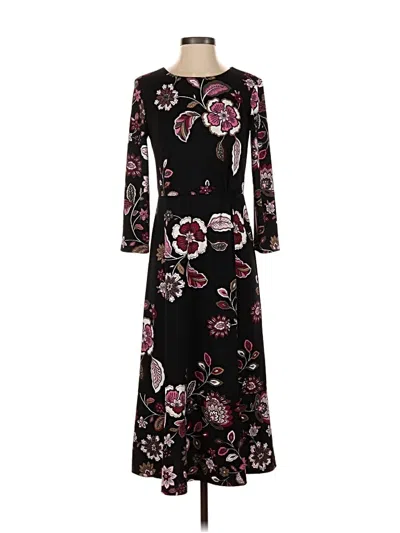 Pre-owned Talbots Casual Dress In Black