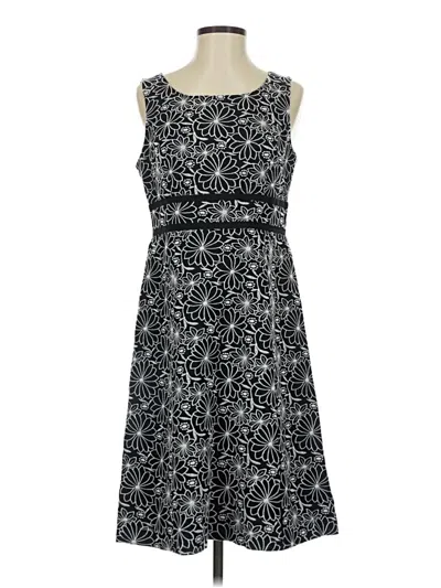 Pre-owned Talbots Casual Dress In Black