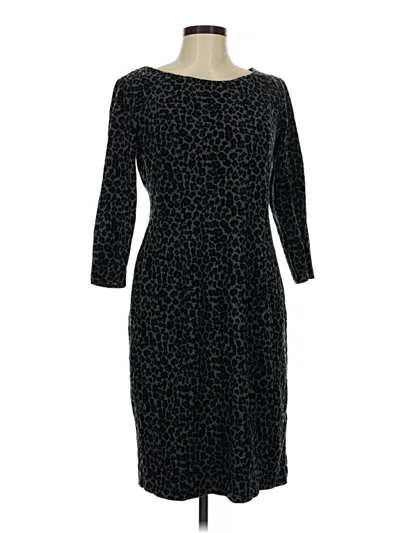 Pre-owned Talbots Casual Dress In Black