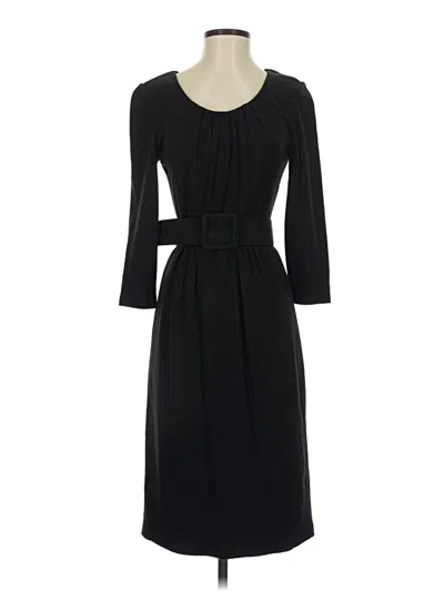 Pre-owned Talbots Casual Dress In Black