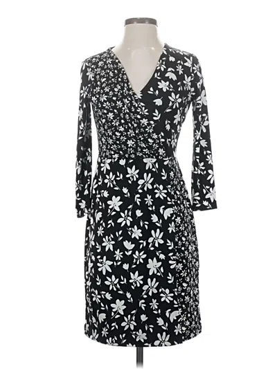 Pre-owned Talbots Casual Dress In Black