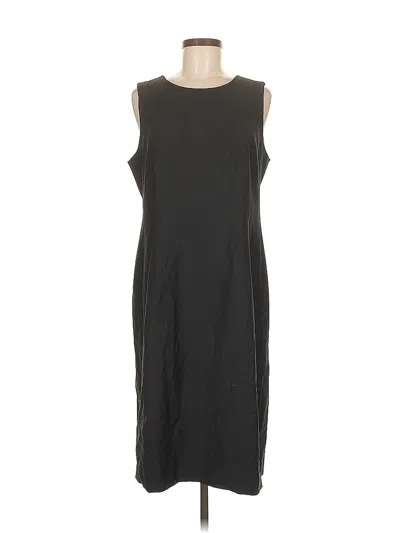 Pre-owned Talbots Casual Dress In Black