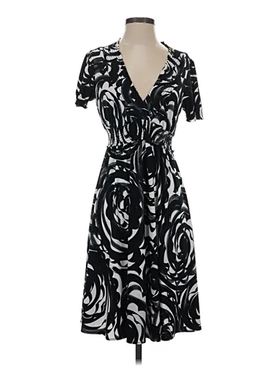 Pre-owned Talbots Casual Dress In Black