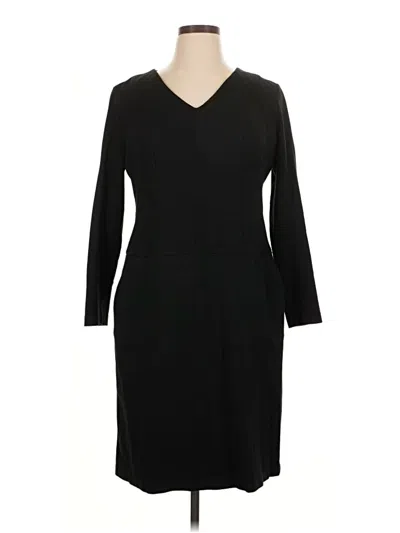 Pre-owned Talbots Casual Dress In Black