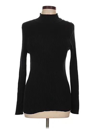 Pre-owned Talbots Casual Dress In Black