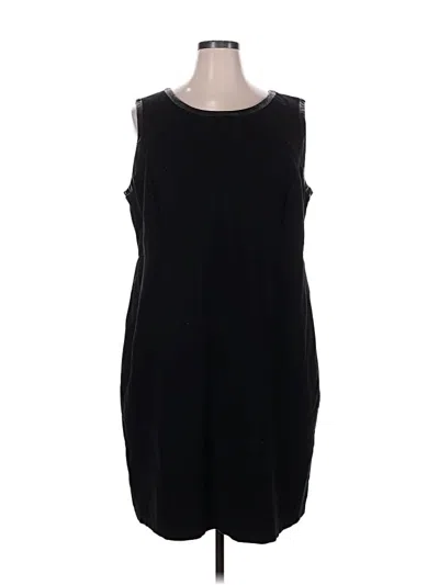 Pre-owned Talbots Casual Dress In Black
