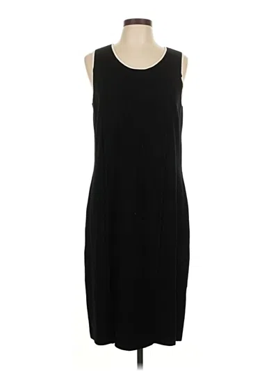 Pre-owned Talbots Casual Dress In Black