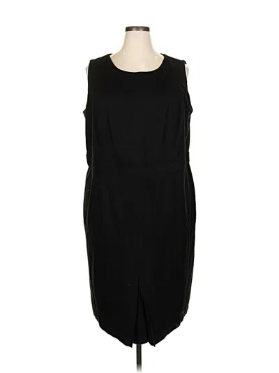 Pre-owned Talbots Casual Dress In Black