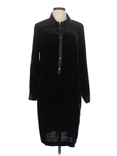 Pre-owned Talbots Casual Dress In Black