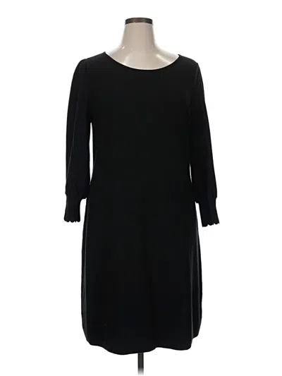 Pre-owned Talbots Casual Dress In Black