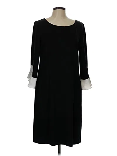 Pre-owned Talbots Casual Dress In Black